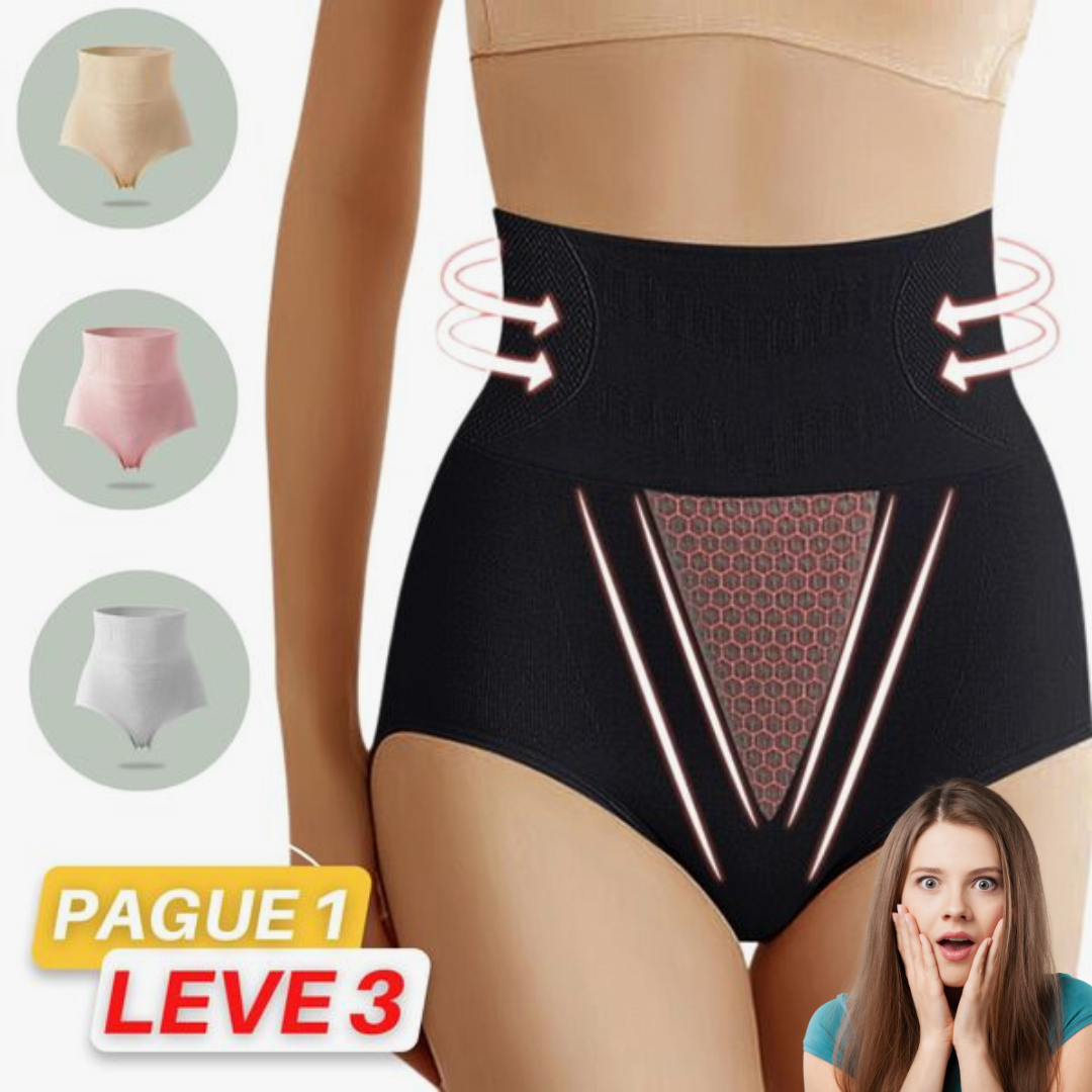 PANTY SHAPER - Calcinha Empina Bumbum - (Compre 1 Leve 3)