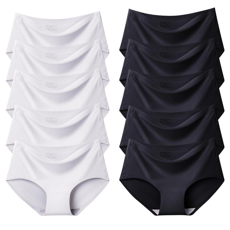Compre 5 Leve 10 Calcinhas de seda sem costura - Frete Grátis.
