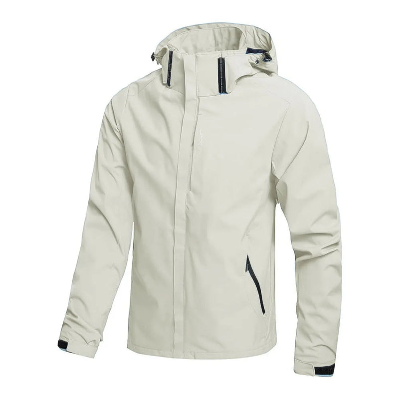 Jaqueta Masculina Impermeável Leve com Capuz para Trilhas e Escaladas - (Promoção de Inverno 2025)