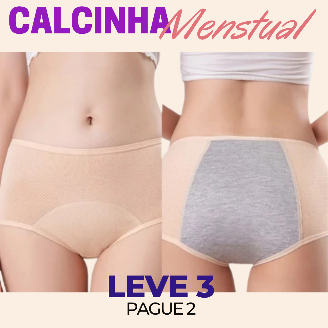 calcinha absorvente, calcinha menstrual, calcinha para menstruação, absorvente calcinha, calcinha para incontinência urinária,